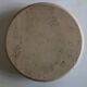 Travertine and steel valet tray, space age 1960s, Italian work