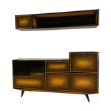 Commode avec bar et étagère, Kalwaryjska années 1960