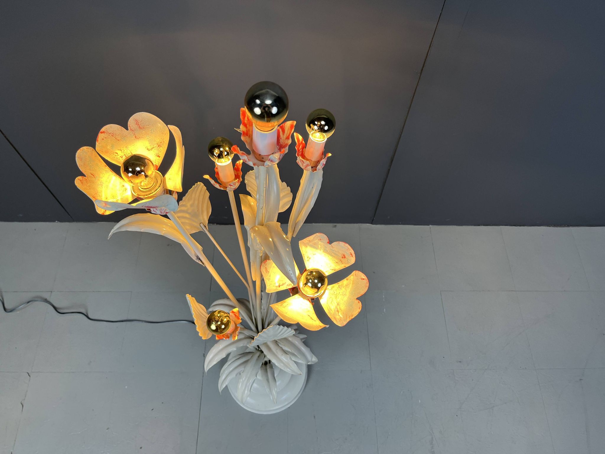 Vintage floor lamp by Hans Kögl, 1960s