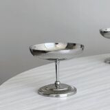 12 coupelles sur pied en inox