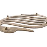Brass swan trivet, 1960s