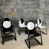 Ensemble de cinq chaises Martin Stoll, modèle G-pino "Pinocchio"
