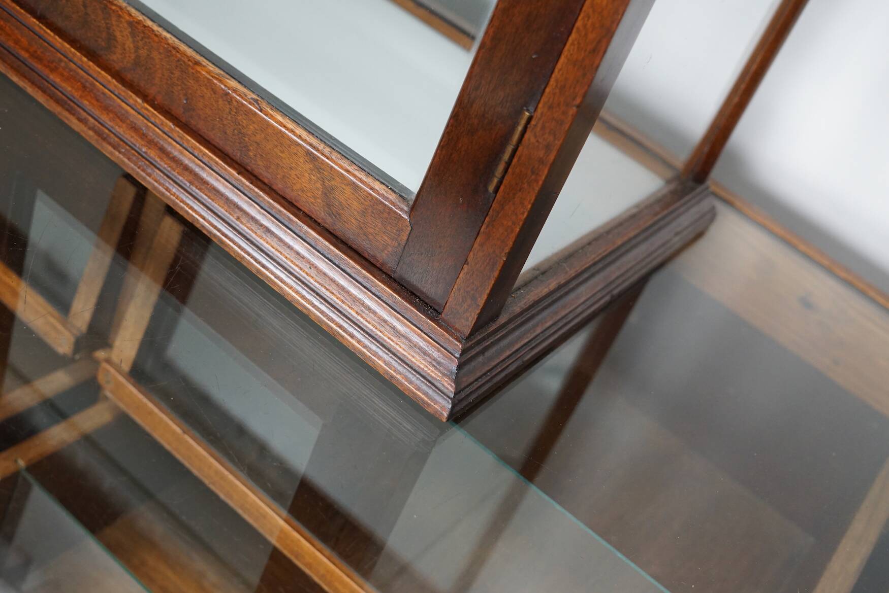 Mahogany Counter Top Cake & Biscuits Shop Display Cabinet, circa 1900