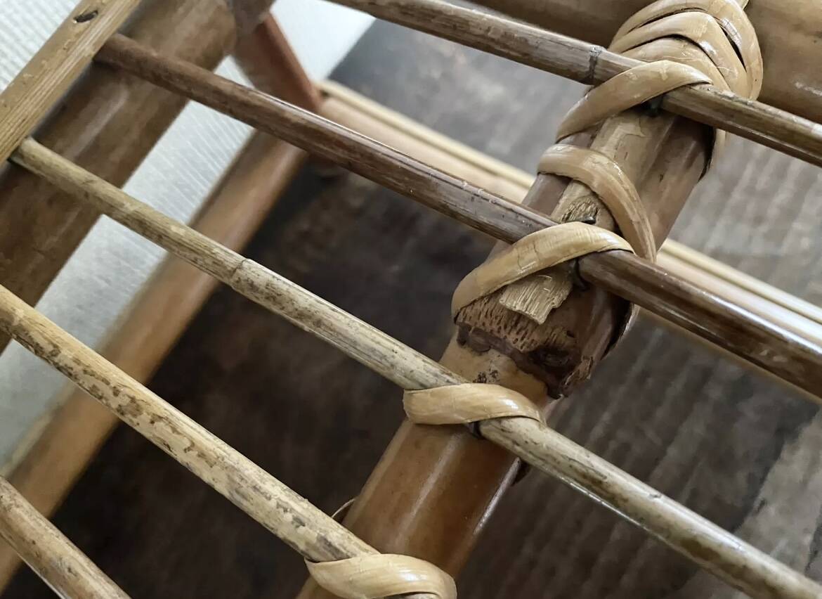 Children's rattan armchair