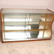 Vintage diamond shaped display cabinet - Belgium 1950's