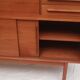 1960s sideboard - secretary combination in teak