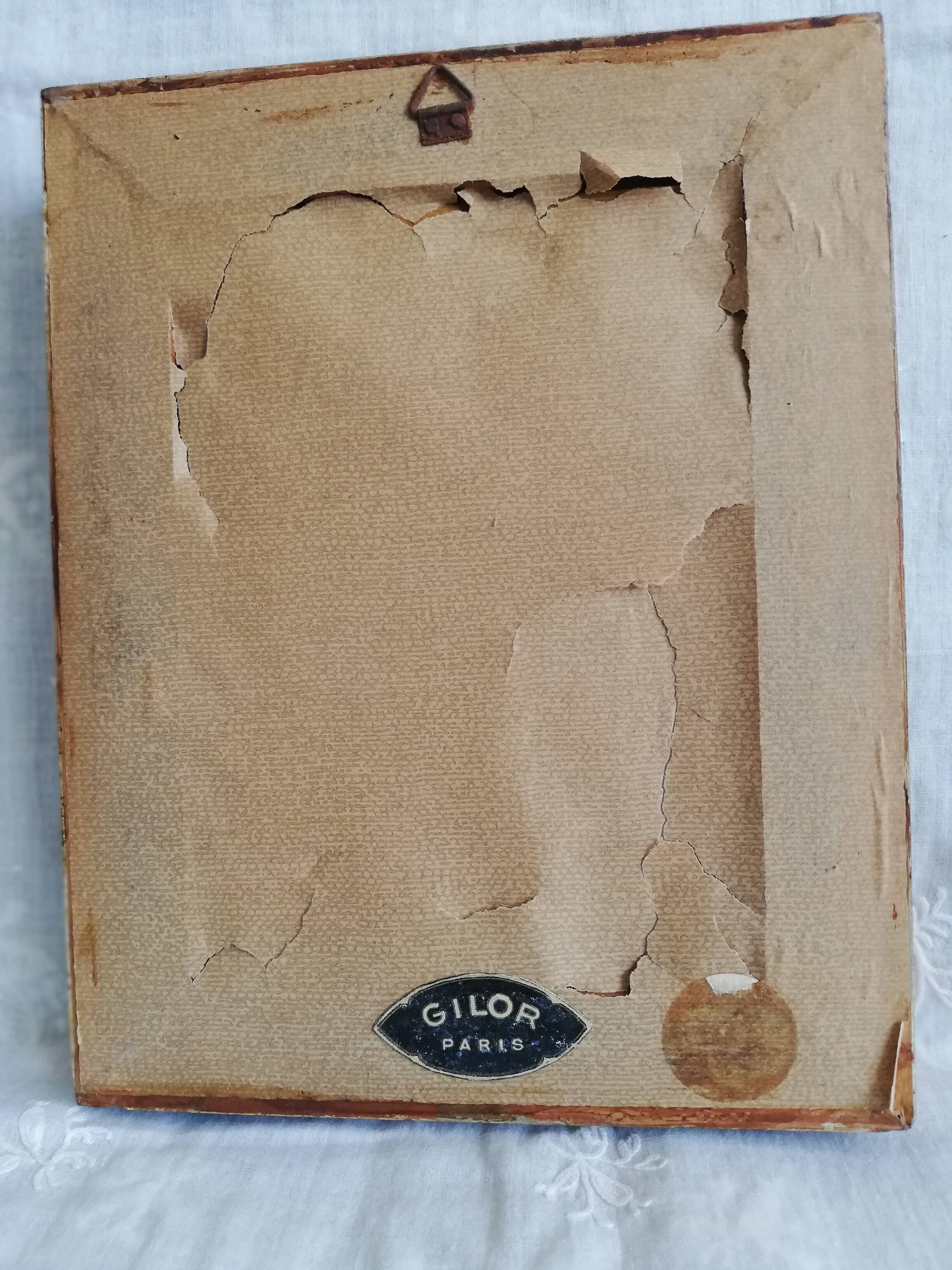 Duo old gilded frames