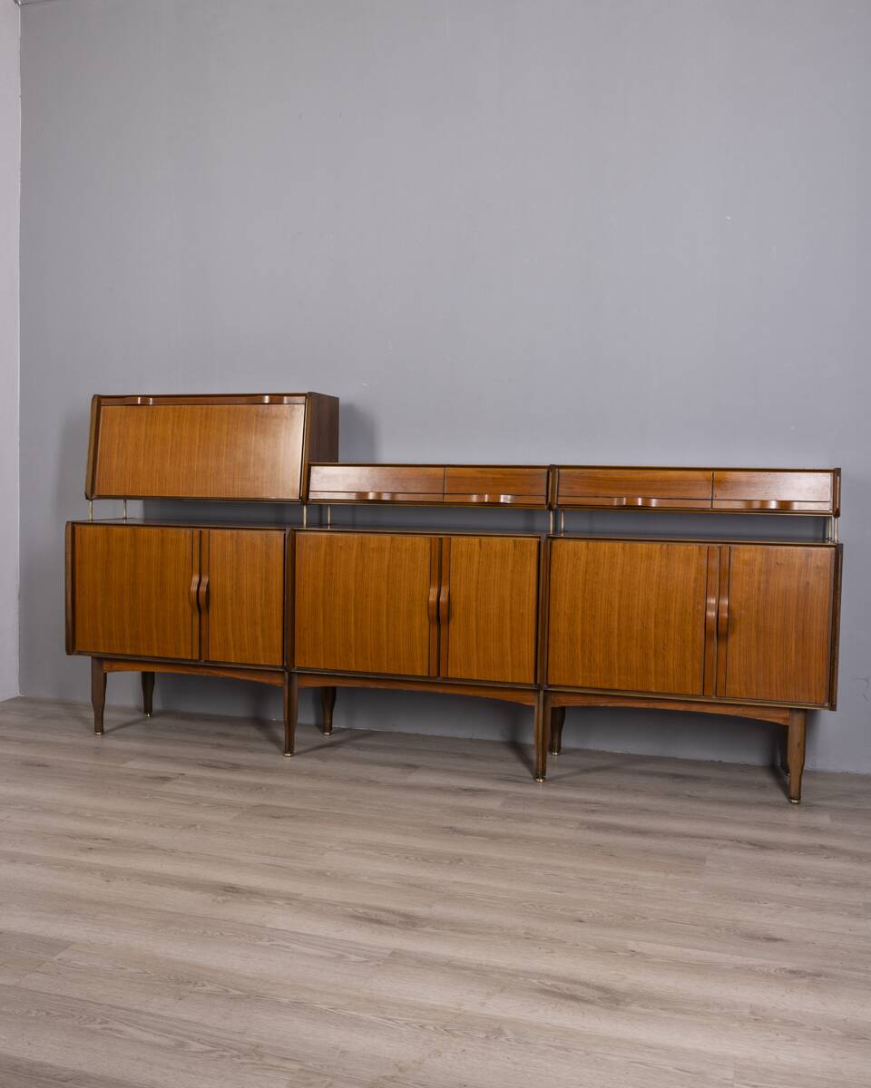 Vintage 1970s teak sideboard, designed by Barovero