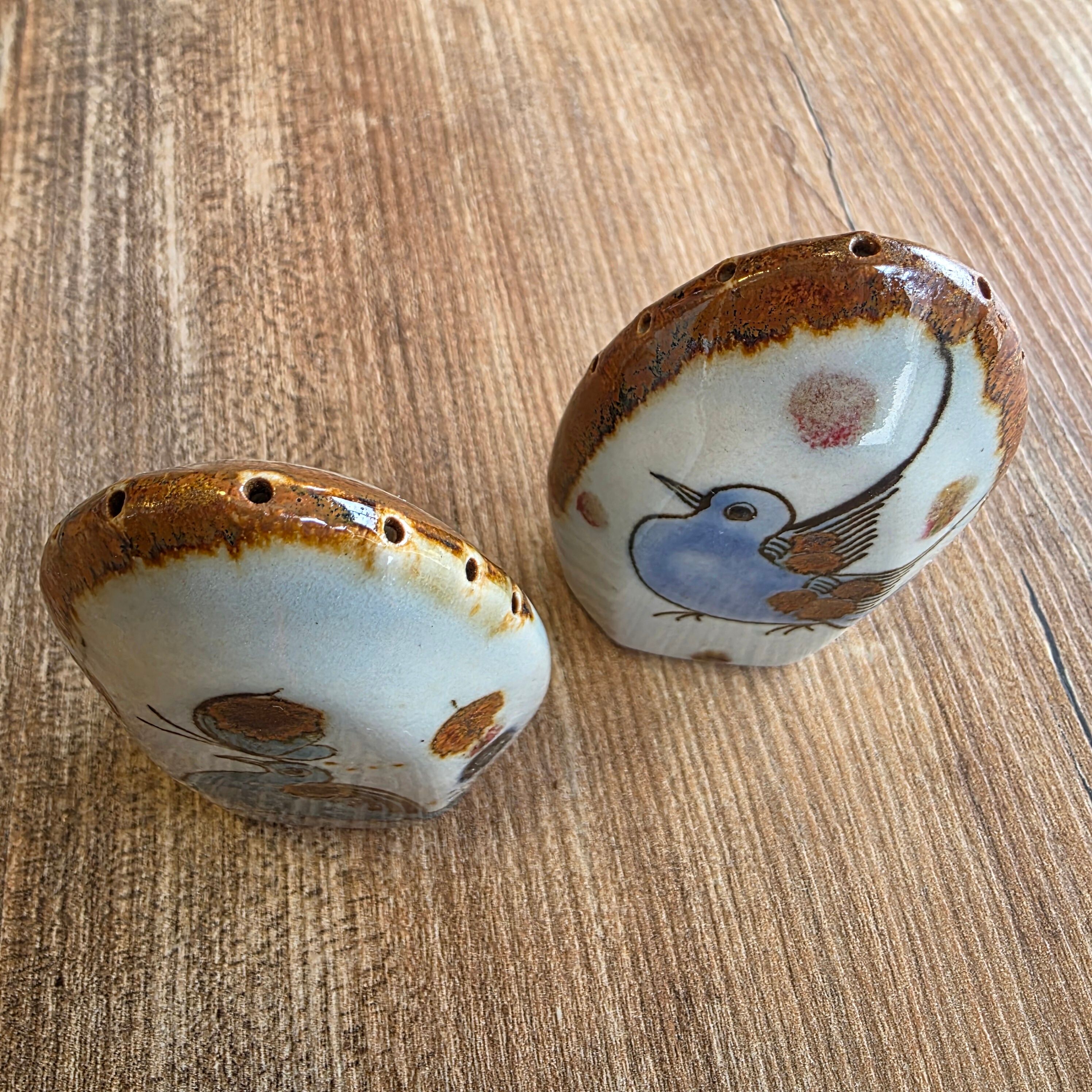 Vintage Salt and Pepper Shaker Duo - Ken Edwards - Mexico Tonalá