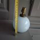 Opaline ball lamp Art Deco