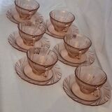 Cups and saucers vereco model beau rivage