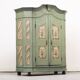 Cabinet de mariage peint d'art populaire 1849