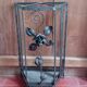 Coat Rack and Umbrella Rack Set 1925 black roses