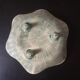 Scarified free-form tripod ceramic cup 50s /60