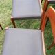 6 Scandinavian teak chairs