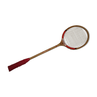 Ancienne raquette de squash en bois Dynamic modèle Red Arrow
