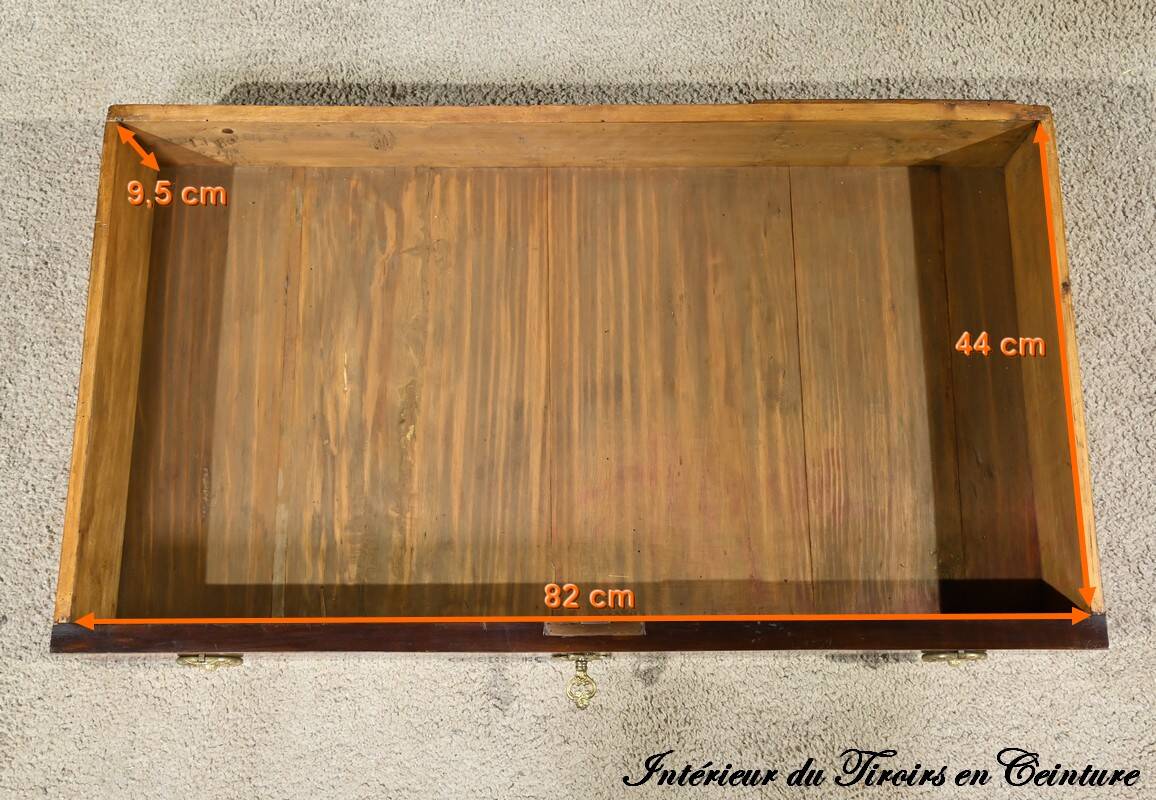 Mahogany and Rosewood Cylinder Desk, Louis XV period – 1st part XVI