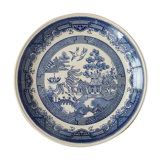 6 vintage english plates stafford shire asian pattern