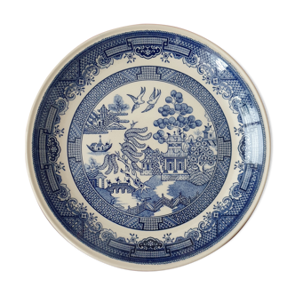 6 assiettes vintage anglaises stafford shire motif asiatique