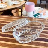 Vintage butter dish with "cow" motif