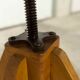 Workshop chair 1950 feet compass skaï red atypical