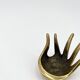 Brass Hand Ashtray, by Walter Bosse for Herta Baller, 1950s Austria