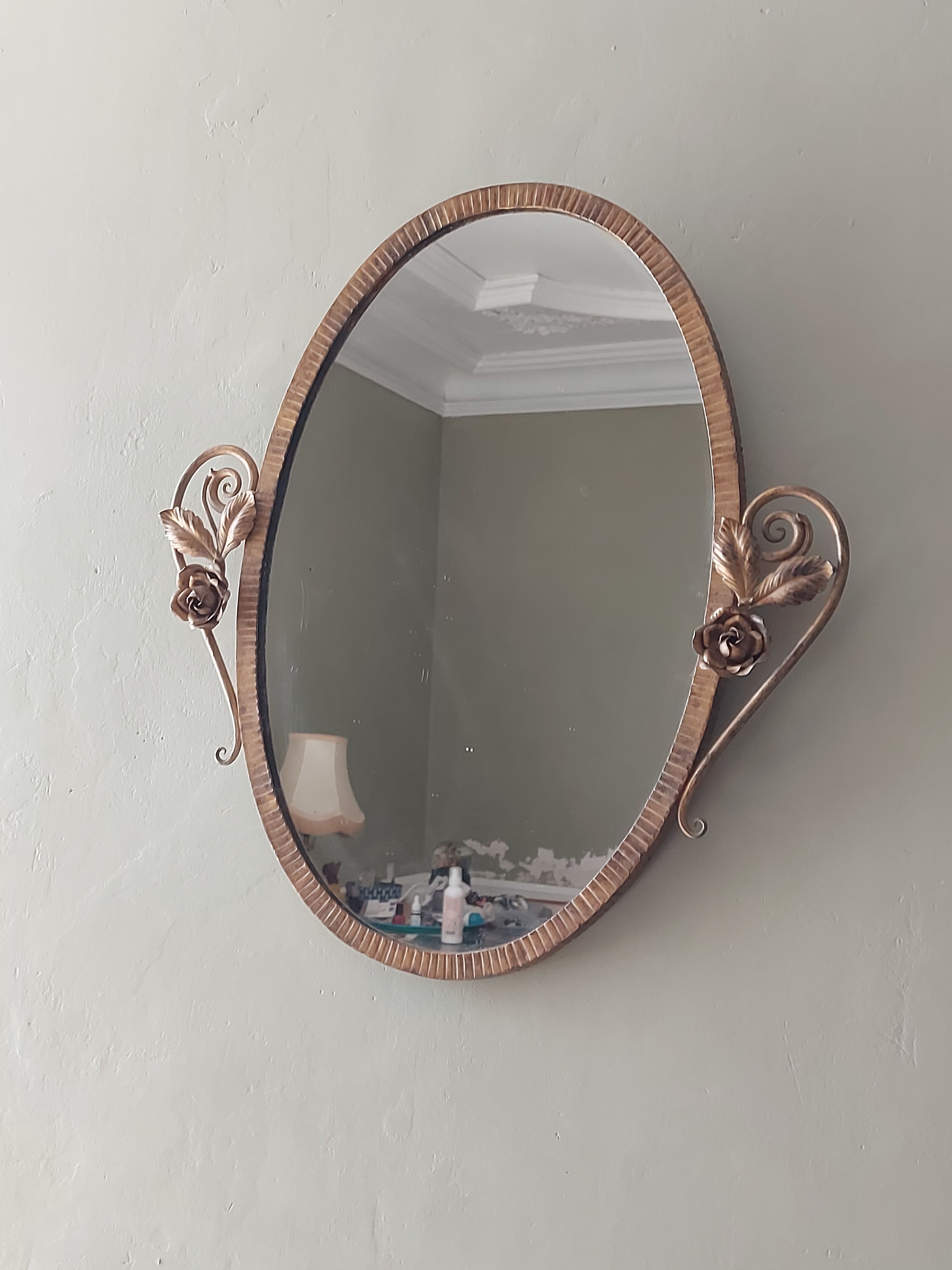 Art deco mirror - 46x50cm