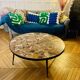 Pink marble coffee table