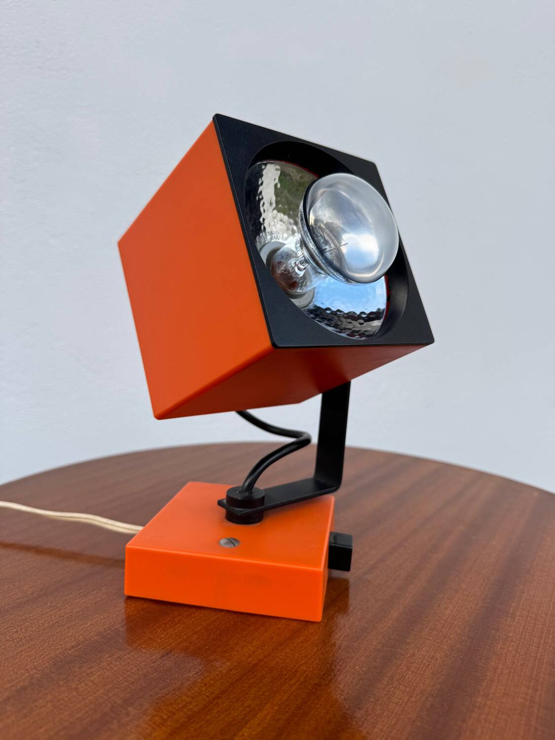 Philips orange wall lamp from the 1970s.