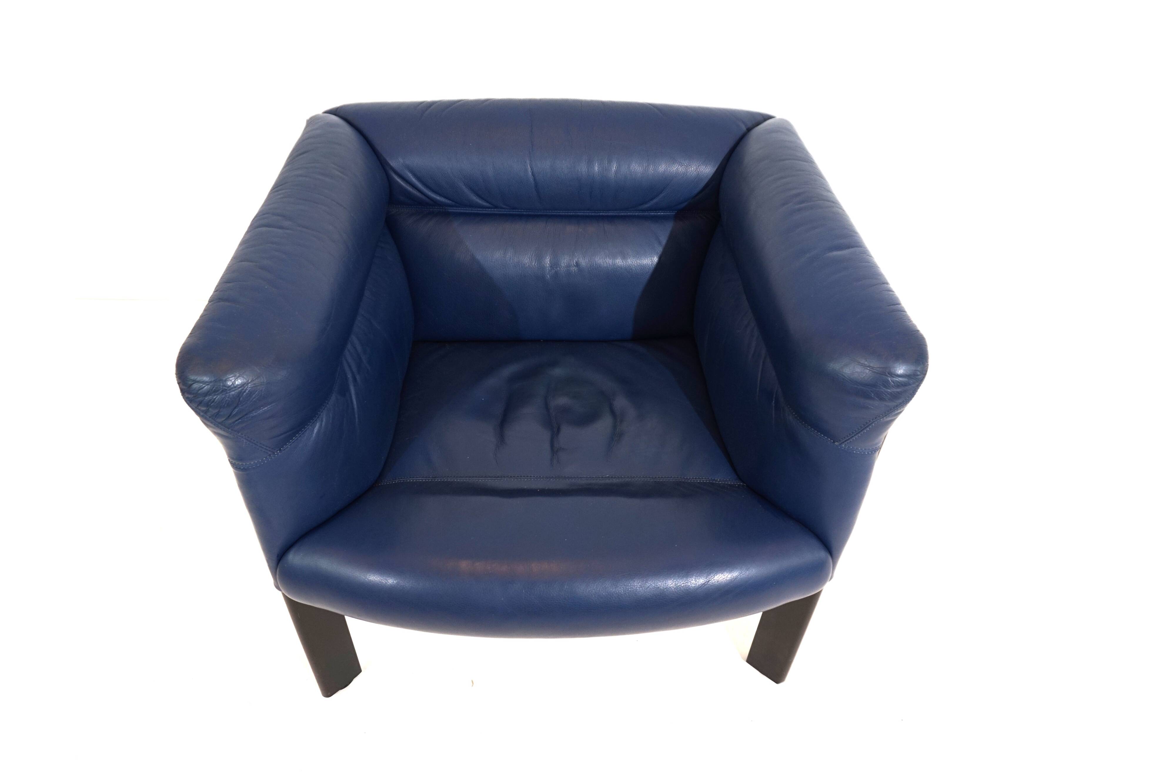 Fauteuil en cuir Poltrona Frau Interlude de Marco Zanuso