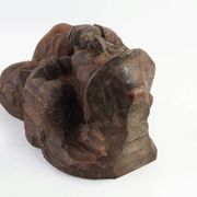 Hand-Carved Oak Wall Figure of a man, France ca. 1850