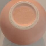 Ball Vase signed St Clément Pastel Pink