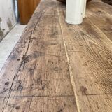 XL central island workbench oak
