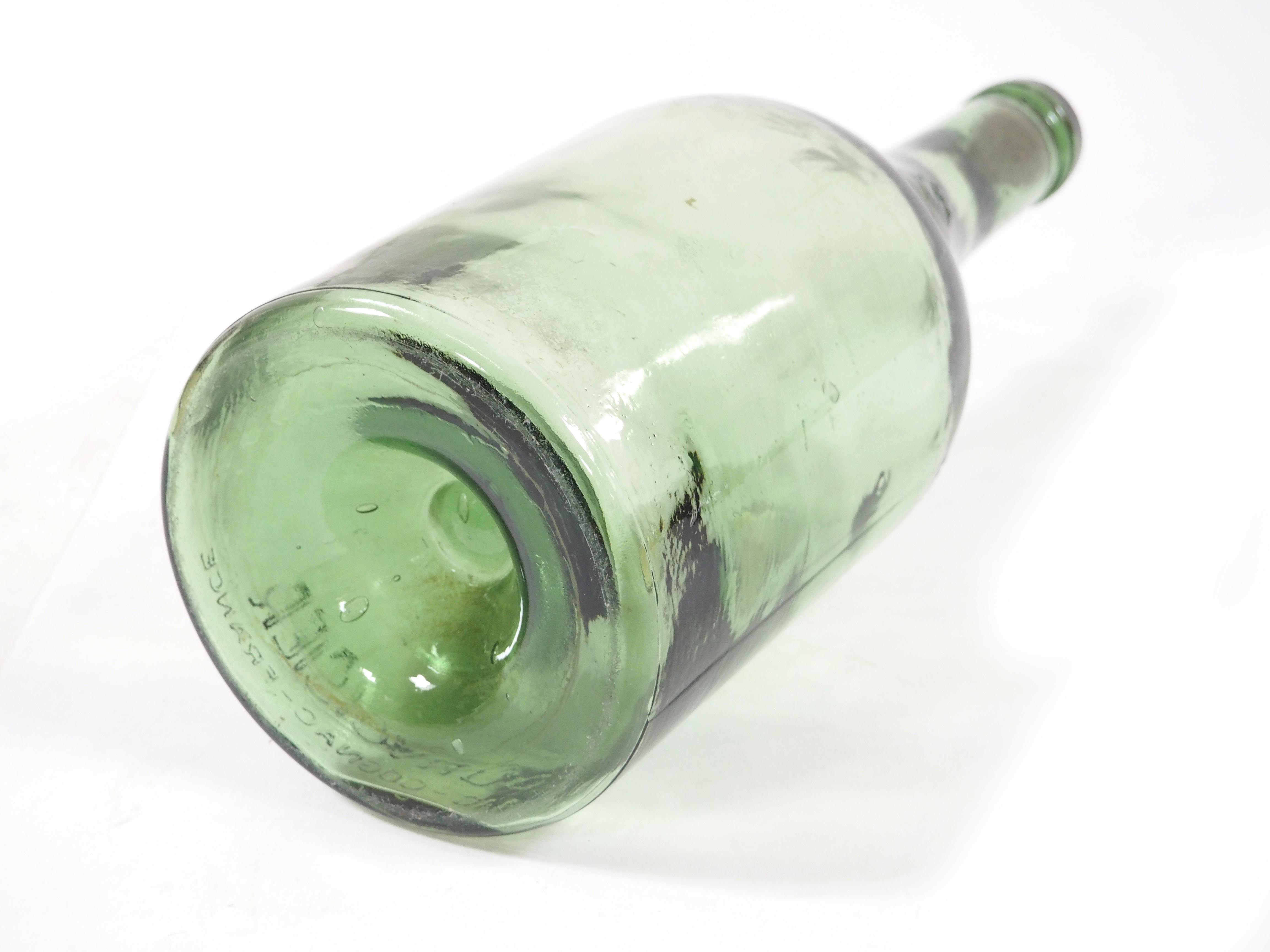 Prohibition era cognac bottle