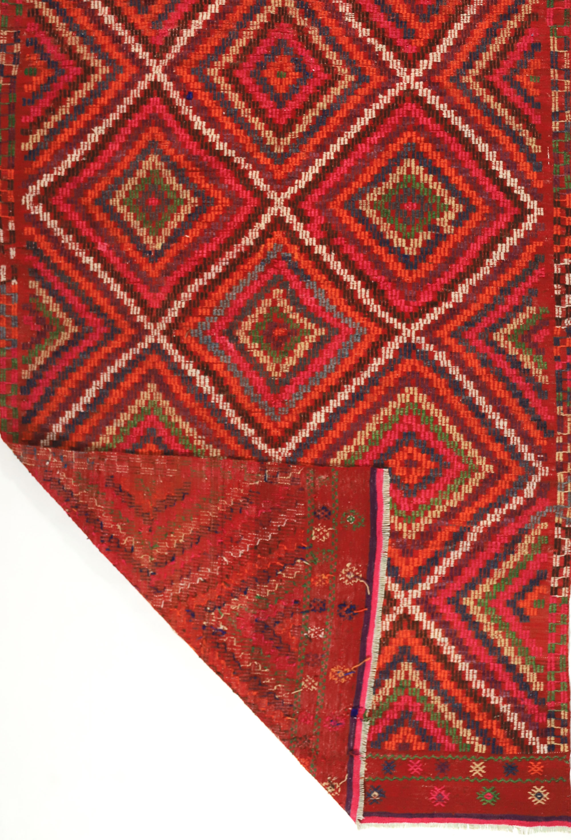 Anatolian handmade kilim rug 270 cm x 153 cm