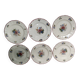 6 dessert plates 20.5 cm Agreste Sarreguemines