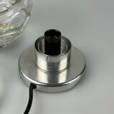 60s 70s table lamp bedside lamp chrome Doria glass space age design