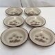 Six cereal bowls from the 1970s Japanese noritake manufacture dimension: diameter -14cm- H-3.5cm