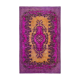 Tapis violet des années 1970 fait à la main 186 cm x 296 cm