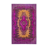 Tapis violet des années 1970 fait à la main 186 cm x 296 cm