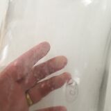 Clear glass pharmacy bottle