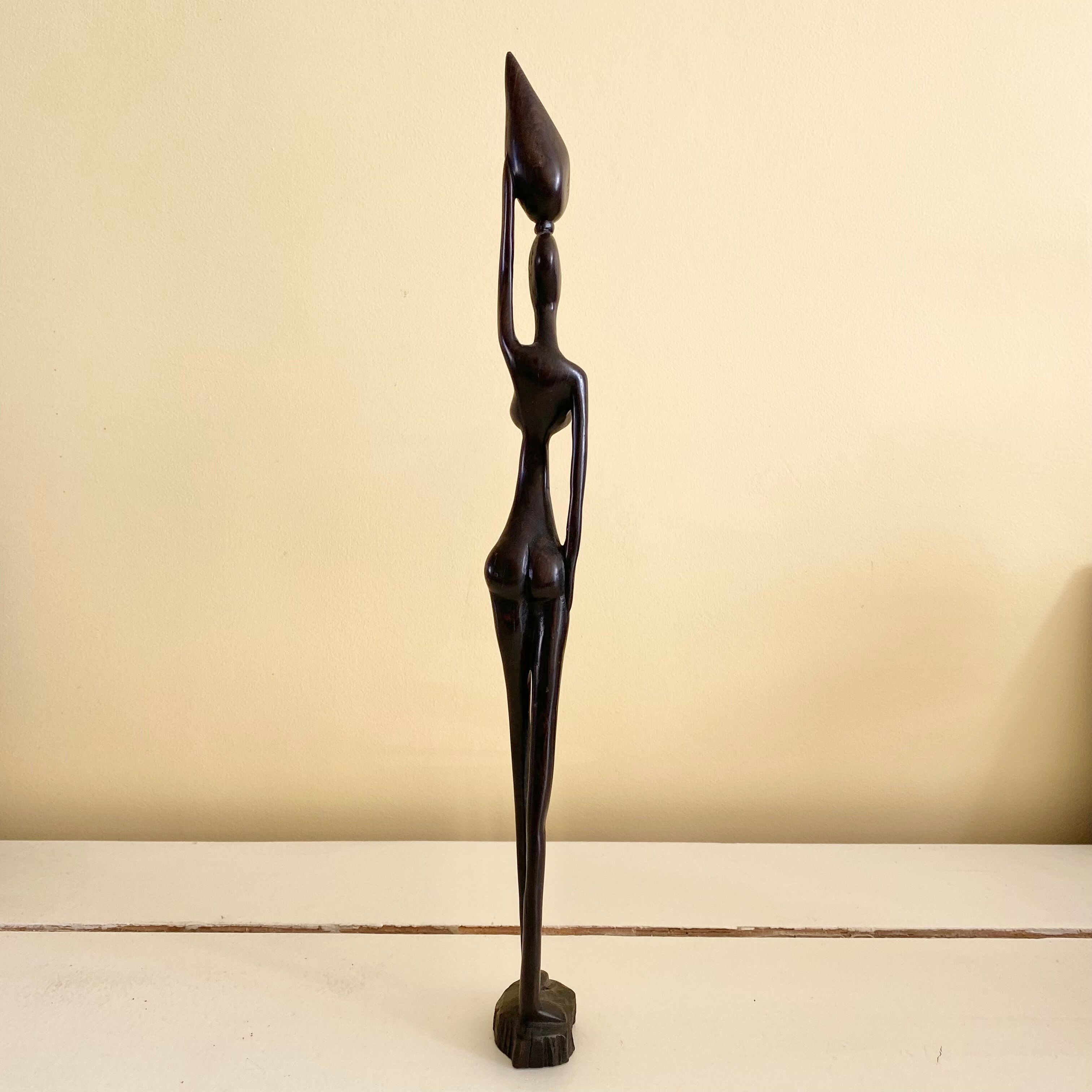 Ancient wooden statue