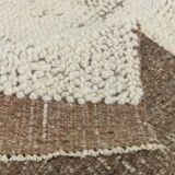 7x10 Kilim Brown & Beige Kilim Area Rug, 216x305Cm