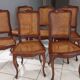 Suite of 6 chairs cans style Louis XV millieu XXeme