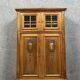 Louis XVI style library cabinet in solid walnut circa 1880