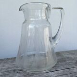 Art Deco glass pitcher