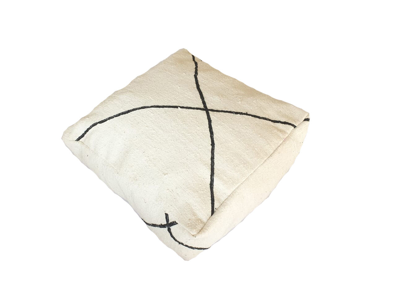 Pouf kilim beni ouarain