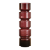vase cylindrique en verre teinté design scandinave