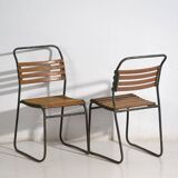 Antique garden chairs (c.1920). Set of 2 pieces #32