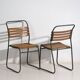 2 chaises de jardin anciennes, c.1920
